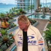 Love Island George Knight White Jacket