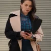 Mabel Mora Only Murders In The Building S04 Selena Gomez Two Tone Coat