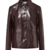 Mabel Mora Only Murders In The Building Selena Gomez Leather Coat