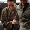 Meghan Australia Visit 2026 Markle Brown Suede Leather Jacket