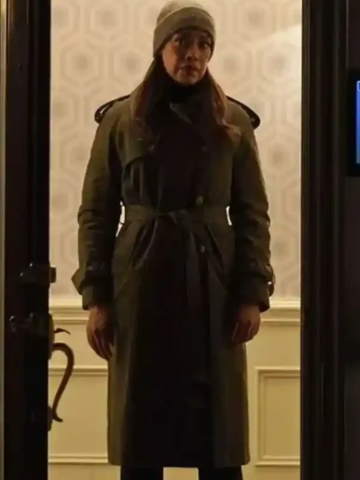 Memory of a Killer Linda Grant Green Trench Coat