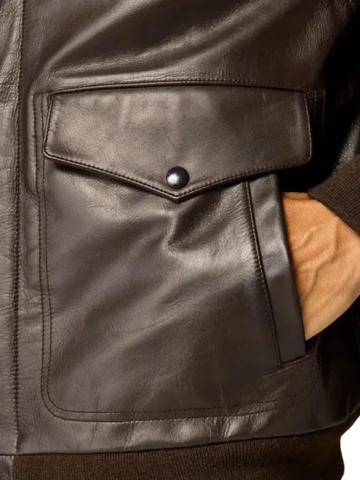Men’s Aviator A2 Vintage Brown Leather Jacket