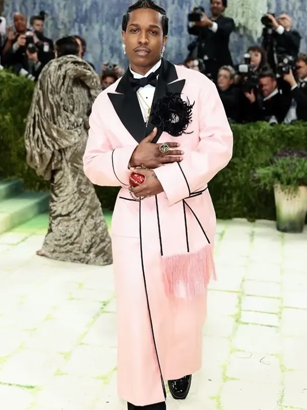 Met Gala 2026 ASAP Rocky Pink Coat
