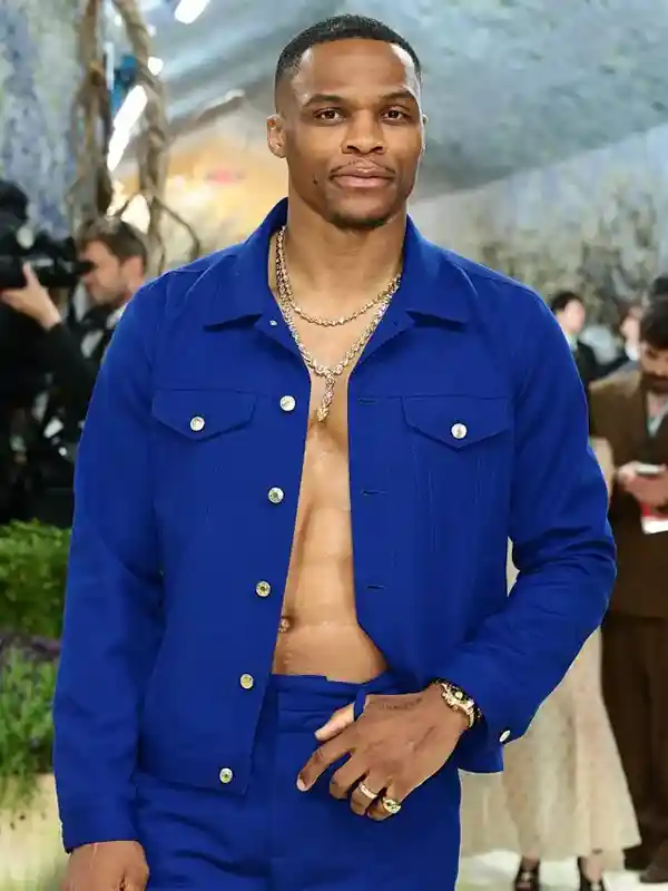 Met Gala 2026 Russell Westbrook Blue Jacket