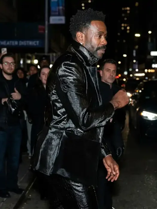 Met Gala Colman Domingo Leather Jacket