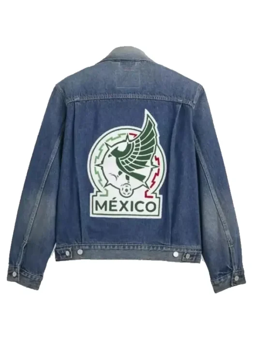 Mexico Football National Team Type II Blue Jacket