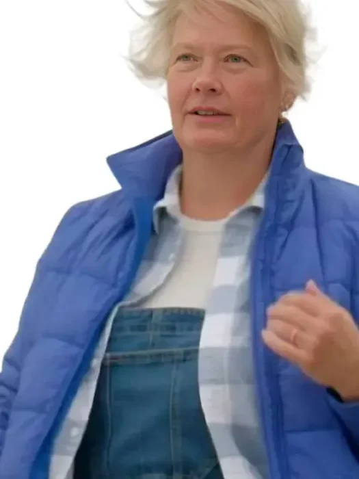 Michelle Battle on the Beach Puffer Jacket