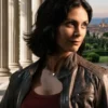 Mickey Fox Sheriff Brown Leather Jacket