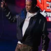 Mike Epps 2026 Black Bomber Jacket