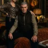 Mobland Pierce Brosnan Brown Vest