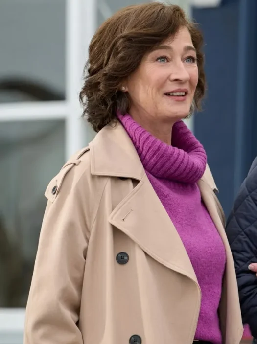 Moira Kelly Love Of The Irish Beige Coat