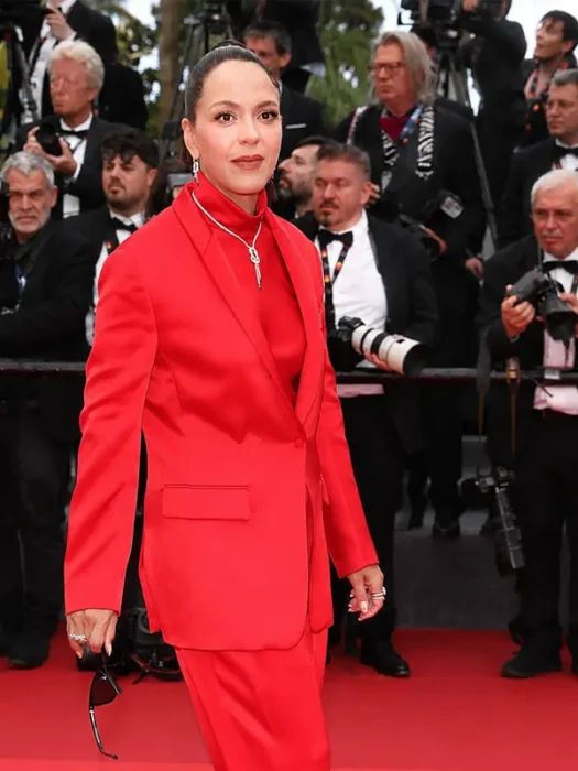 Monia Chokri Red Blazer