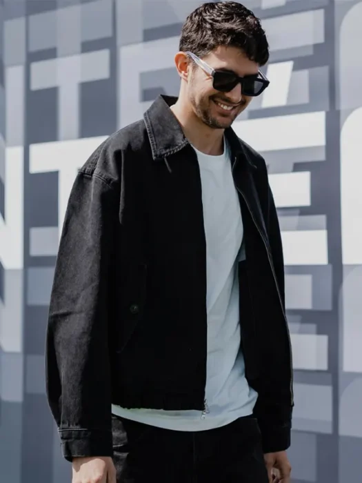 Montrea F1 Esteban Ocon Black Jacket
