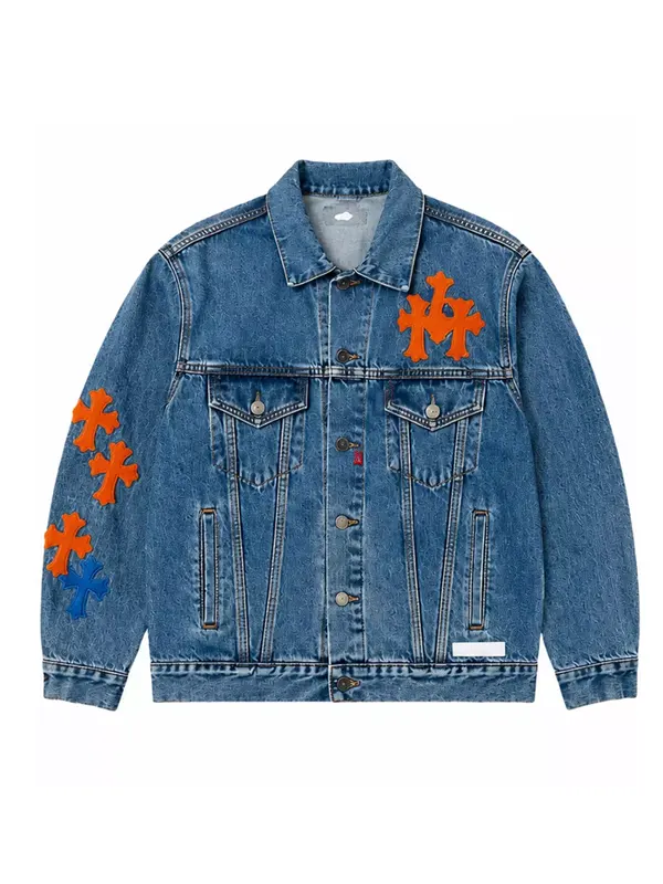 NY Knicks Timothée Chalamet Blue Denim Jacket