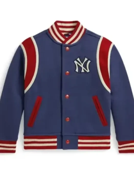 NY Yankees Blue Fleece Jacket