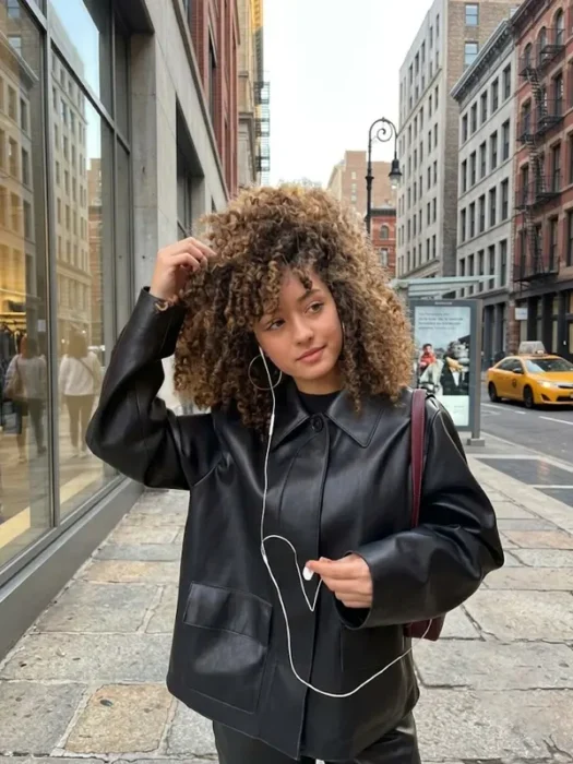 NYC 2026 Soley Front Liboy Black Leather Jacket