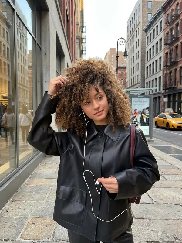 NYC 2026 Soley Front Liboy Black Leather Jacket