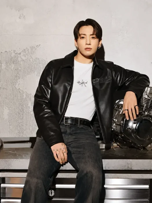 NYC Campaign Jungkook Black Jacket