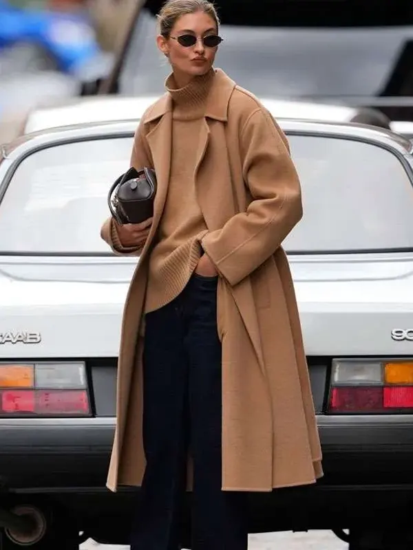 NYC Grace Elizabeth Brown Wool Coat
