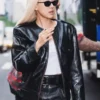 NYC Rosé Black Leather Jacket