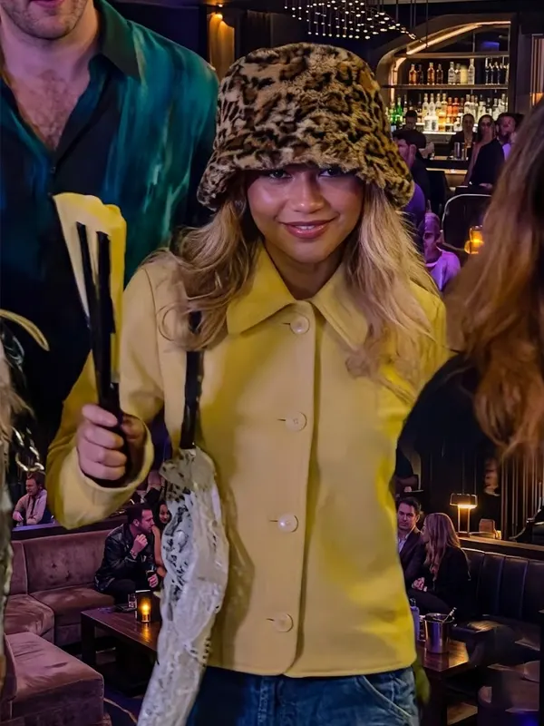 NYC Sabrina Carpenter Yellow Jacket