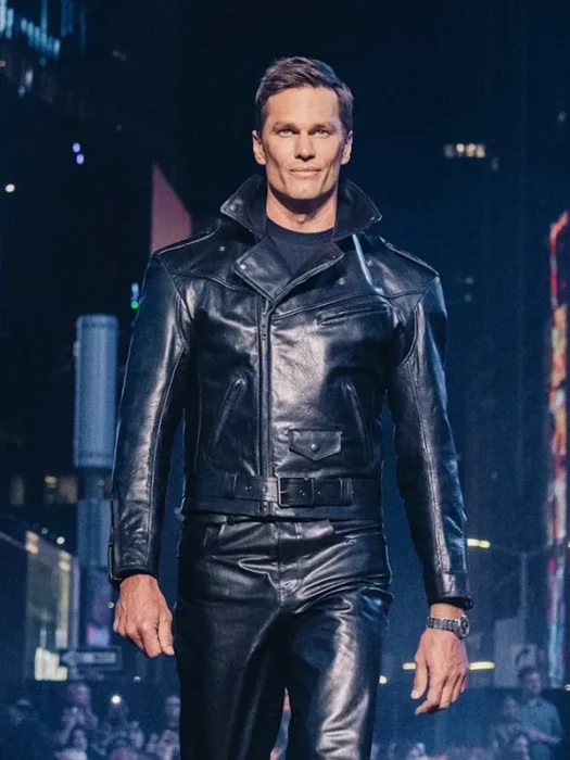 NYC Tom Brady Catwalk Leather Jacket