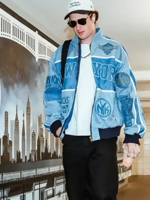 New York Knicks Cam Schlittler Blue Jacket