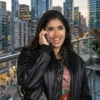 Not Suitable for Work Avantika Bomber Leather Jacket