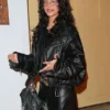 Odessa A’zion The Actor Awards Black Leather Jacket