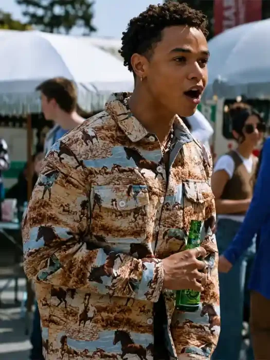 Off Campus Dexter Print Jacket
