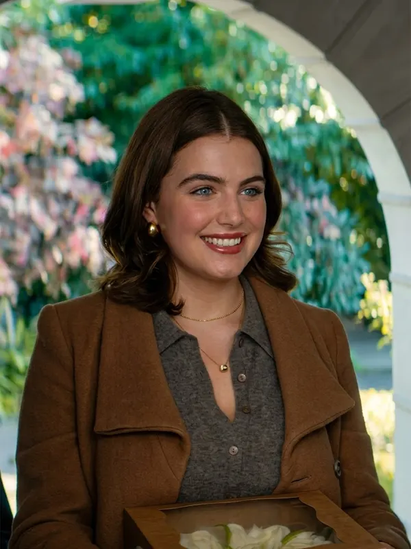 Off Campus Hannah Wells Brown Coat