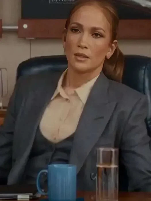 Office Romance Jennifer Lopez Grey Blazer