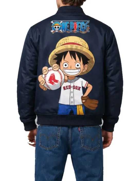 One Piece Boston Red Sox Blue Jacket