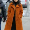 Only Murders In The Building Mabel Brown Long Fur Long Coat