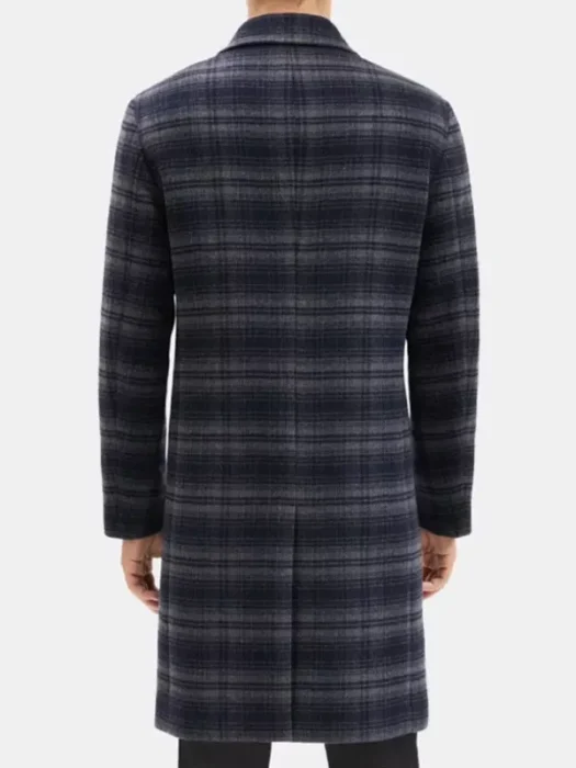 Only Murders In The Building S04 Charles-Haden Savage Plaid Coat