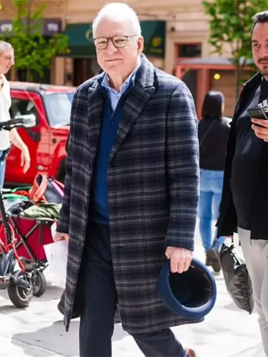 Only Murders In The Building S04 Charles-Haden Savage Steve Martin Plaid Coat