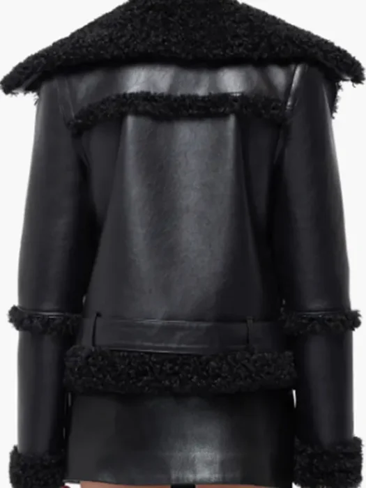 Only Murders In The Building S04 Mabel Mora Selena Gomez Black Moto Jacket