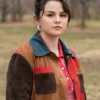 Only Murders In The Building S04 Selena Gomez Mabel Mora Colorblock Suede Coat
