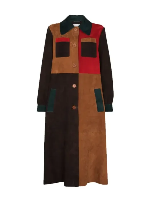 Only Murders In The Building S04 Selena Gomez Mabel Mora Suede Coat