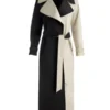 Only Murders In The Building S04 Selena Gomez Two Tone Coat