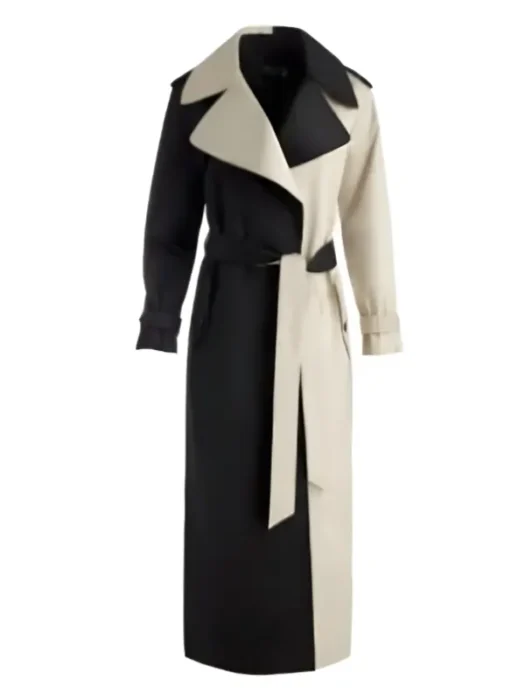 Only Murders In The Building S04 Selena Gomez Two Tone Coat