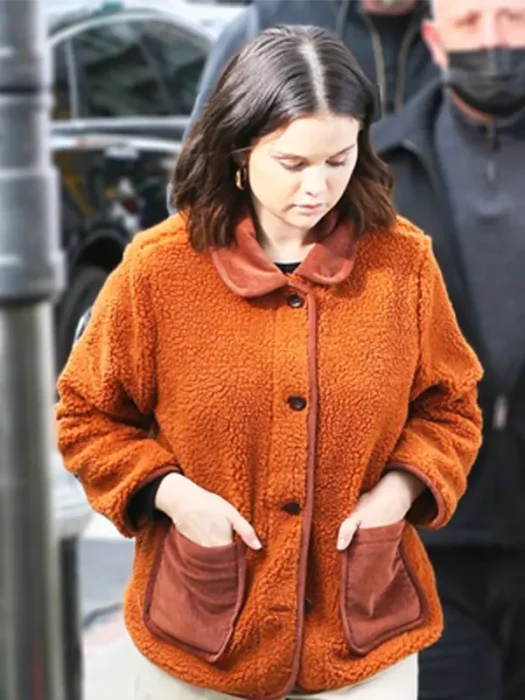 Only Murders In the Building Season 2 Mabel Mora Selena Gomez Orange Jacket