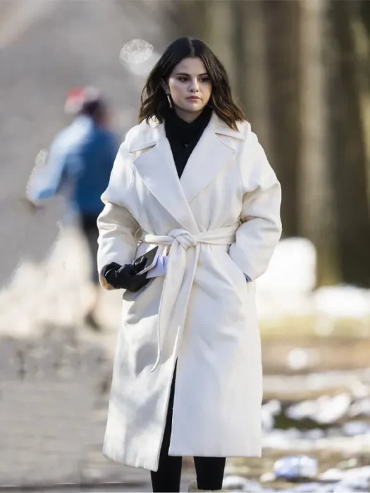 Only Murders in the Building Mabel Mora Selena Gomez White Coat