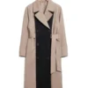 Only Murders in the Building S03 Selena Gomez Two Color Breasted Coat