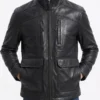 Paul Ben Victor Lanterns Antaan Leather Black Jacket