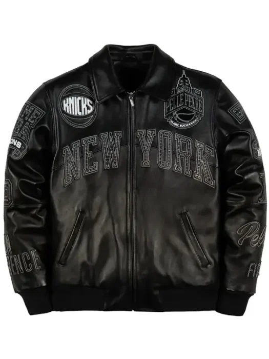 Pelle Pelle New York Knicks Black Jacket