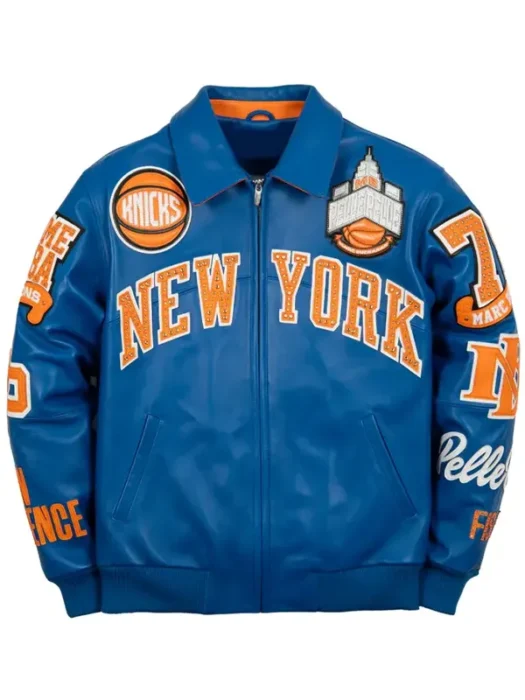 Pelle Pelle New York Knicks Blue Jacket