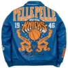 Pelle Pelle New York Knicks Blue Jacket Back