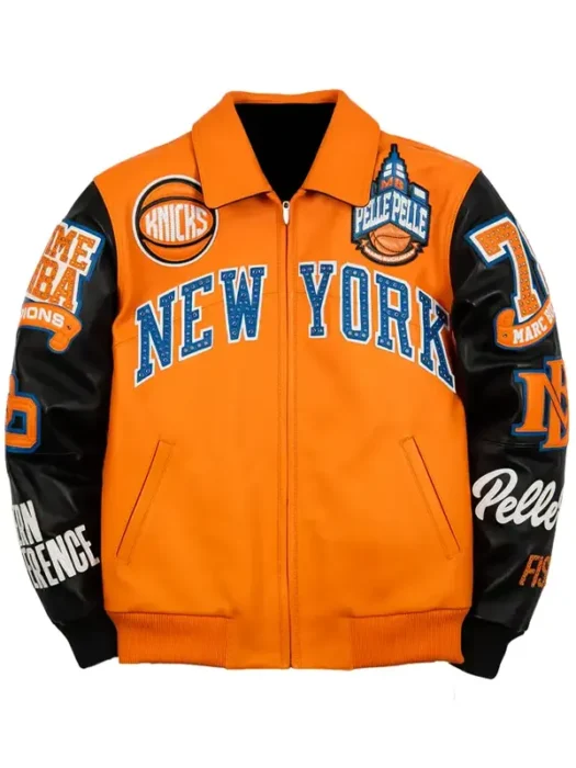 Pelle Pelle New York Knicks Orange Jacket
