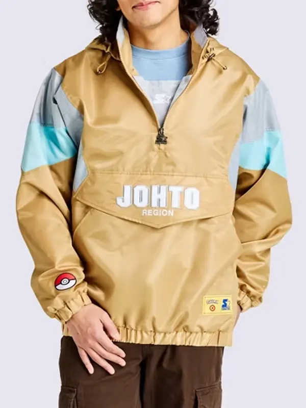Pokemon Starter Johto Half Zip Jacket